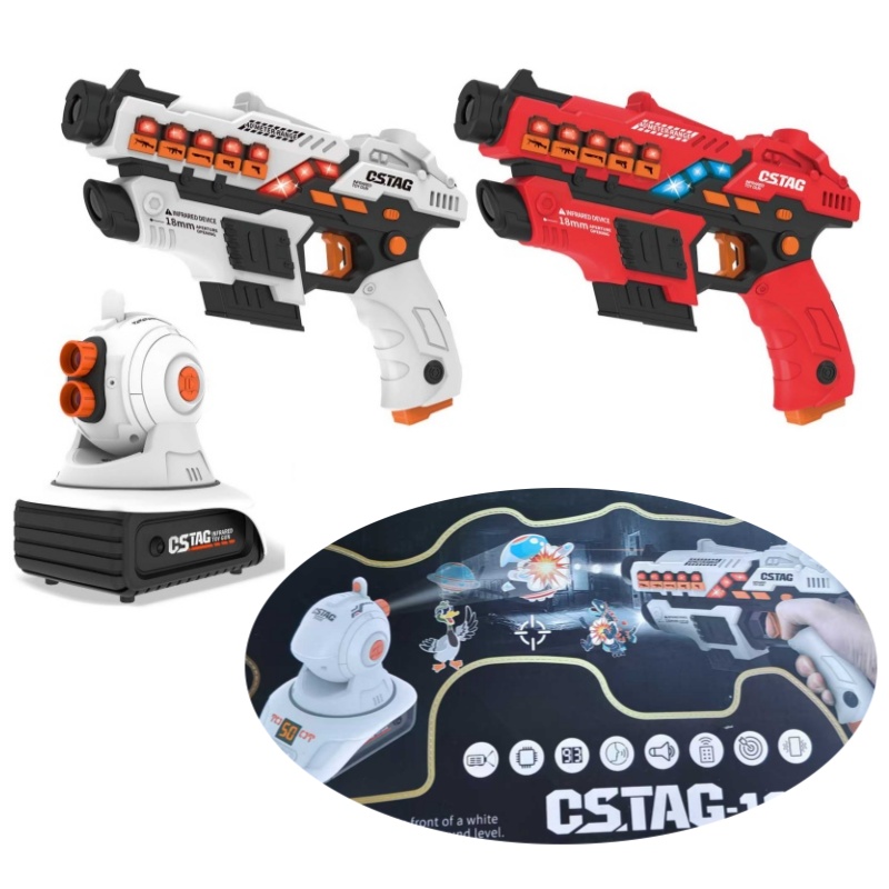 Laser Tag Set Kids - CSTAG Projektor Schießen Spiel Pistolen Set