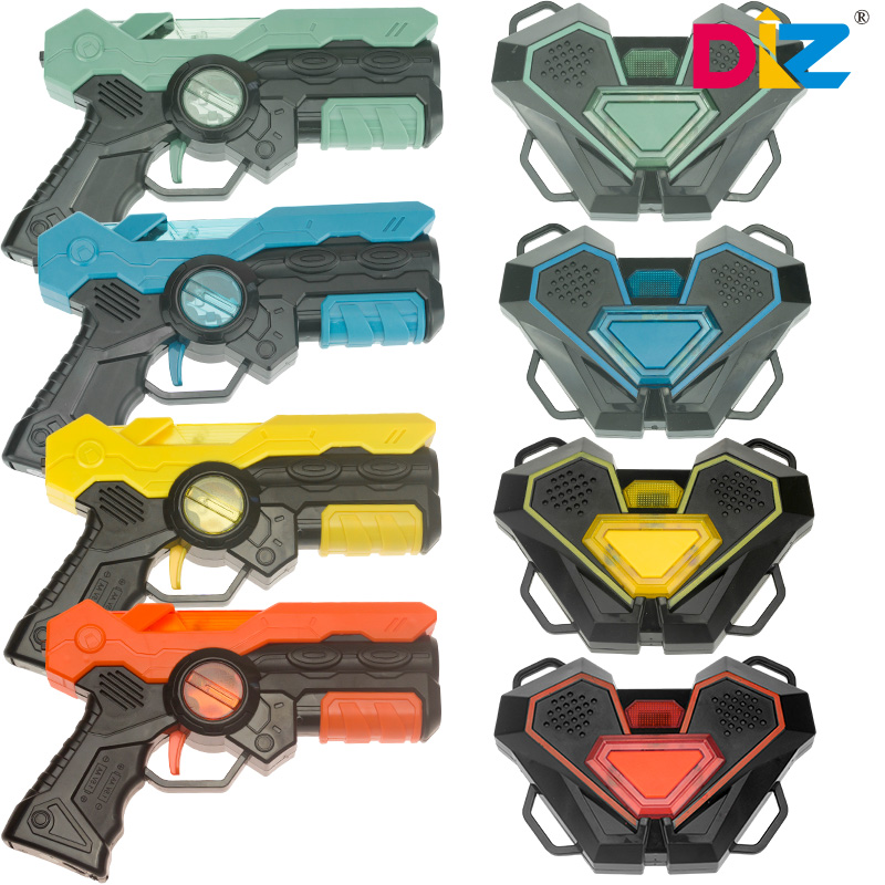 Laser Tag Set Kids - Laser-Tag-Kampfspiel-Pistolenset, elektrische Infrarot-Spielzeugpistolen, Kinder-Lasergame-Set, Pistole für
