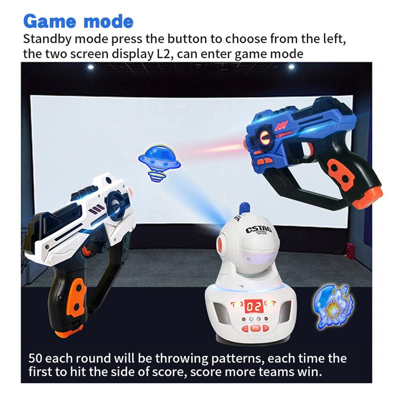 Laser Tag Set Kids - Elektrische Laser Tag Spielzeug Pistolen Infrarot