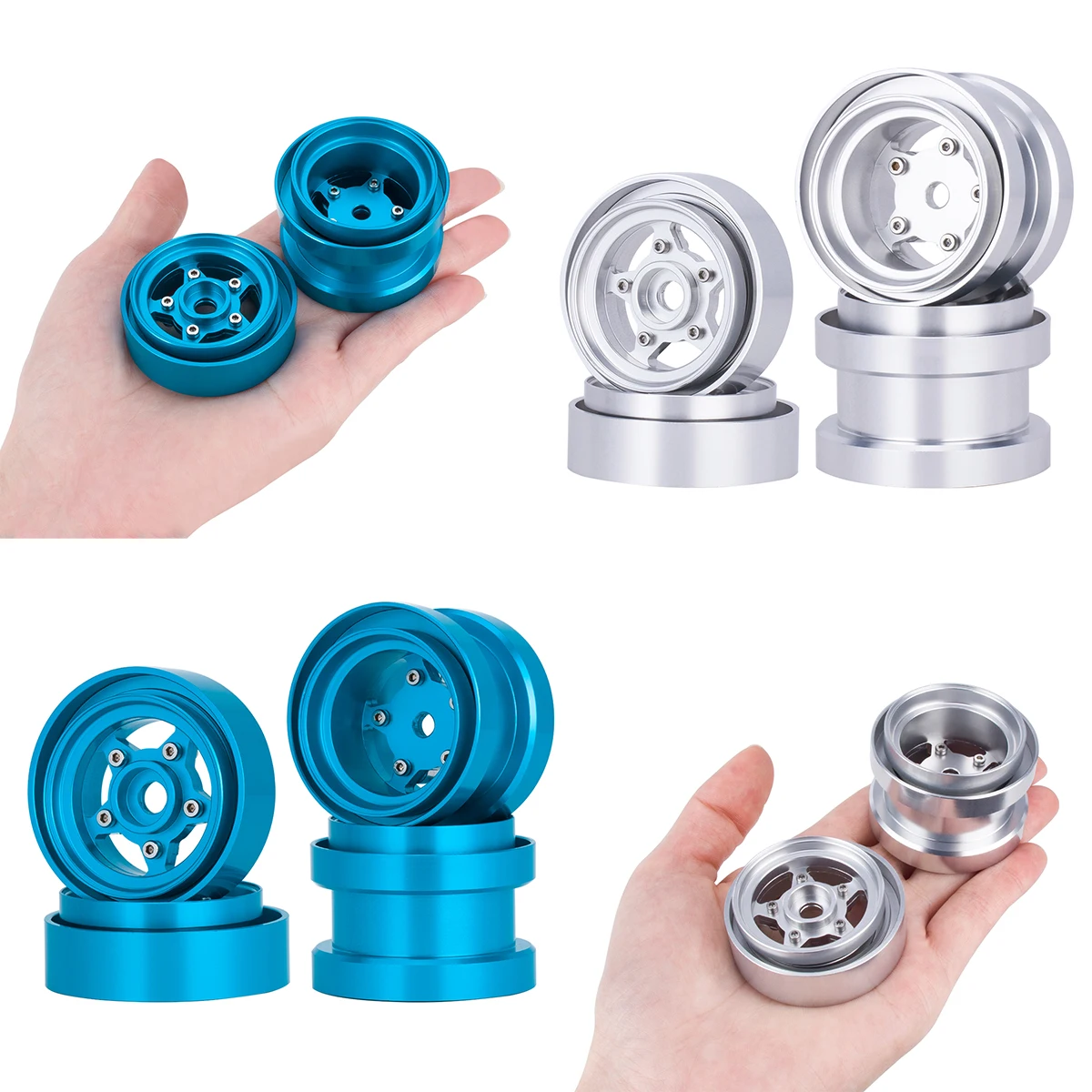 Tamiya Model Rc Car - Aluminium Beadlock Wheels für 1/10 RC