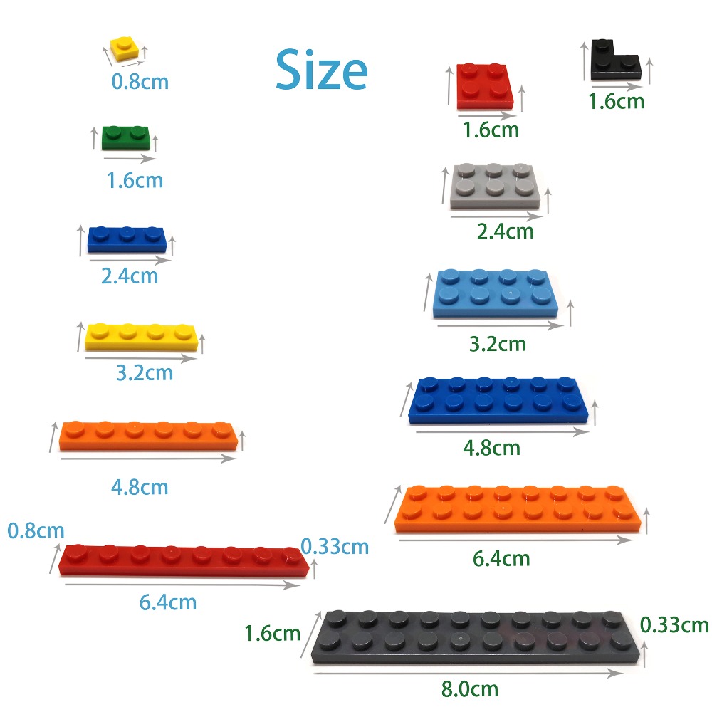 1000 stücke 1x1 Punkte DIY Bau – Kids Toys Under 1000 Bewertung und Preis