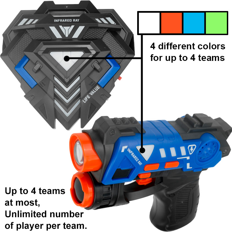 Laser-Tag-Pistolen-Set, elektr – Laser Tag Set Kids Bewertung und Preis