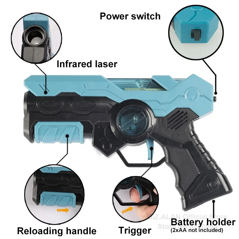 Laser-Tag-Kampfspiel-Pistolens – Laser Tag Set Kids Bewertung und Preis