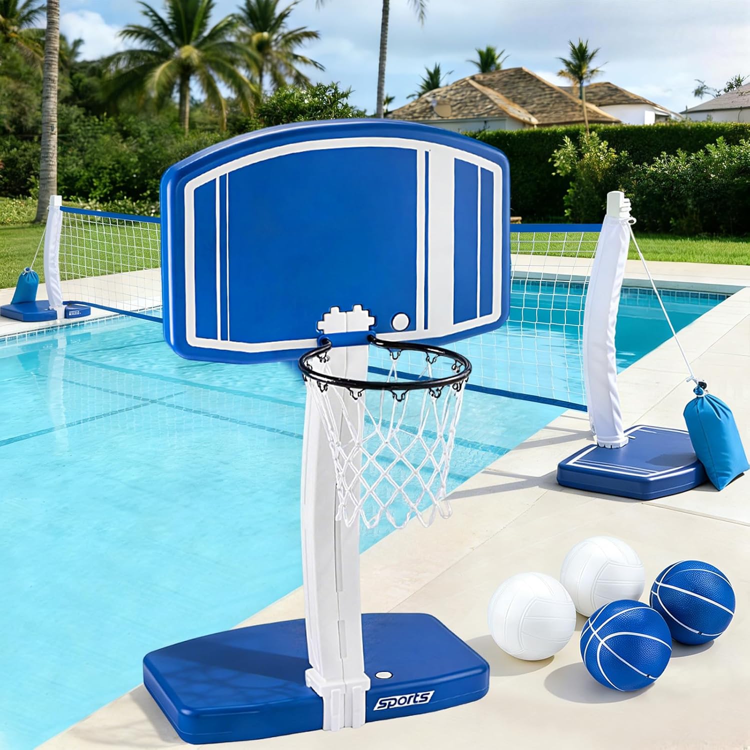 Oberirdischer Pool-Basketballk – Kids Toys And Games Bewertung und Preis