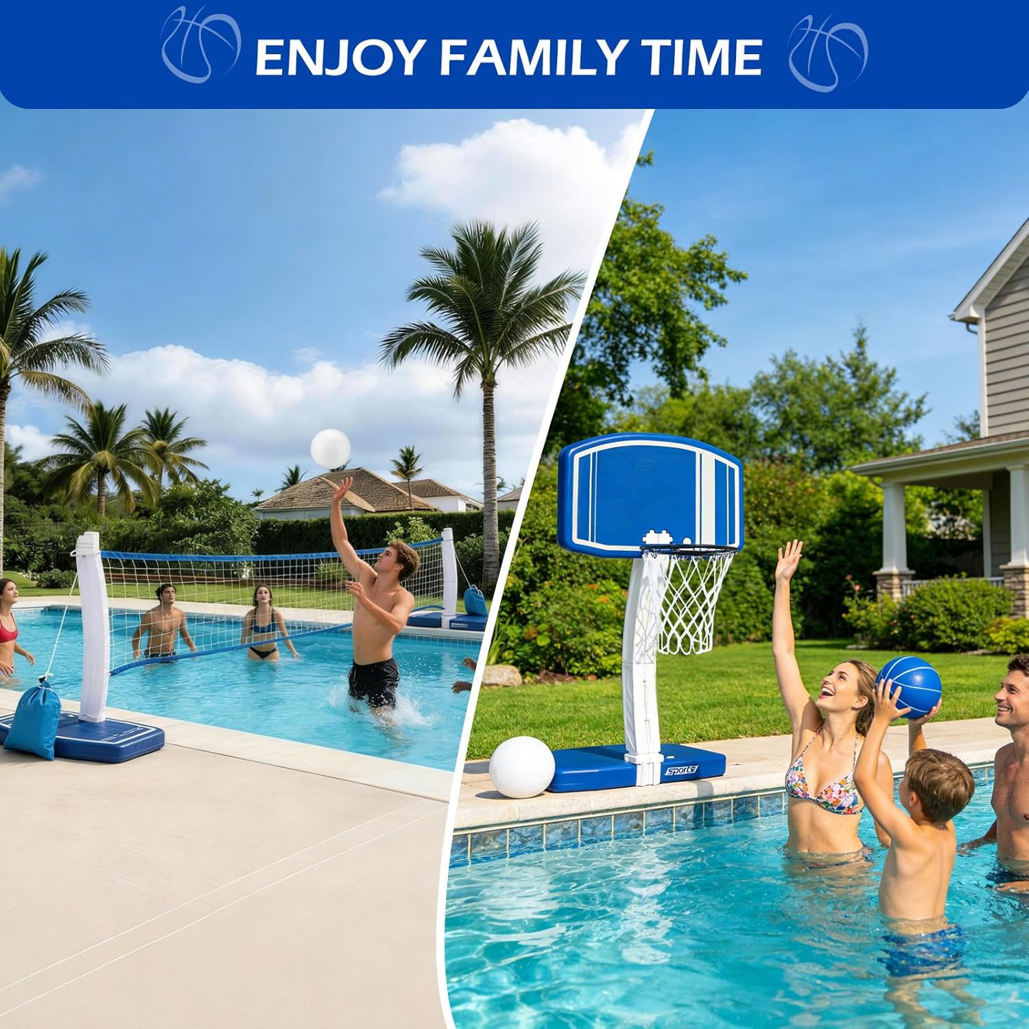 Oberirdischer Pool-Basketballk – Kids Toys And Games Bewertung und Preis