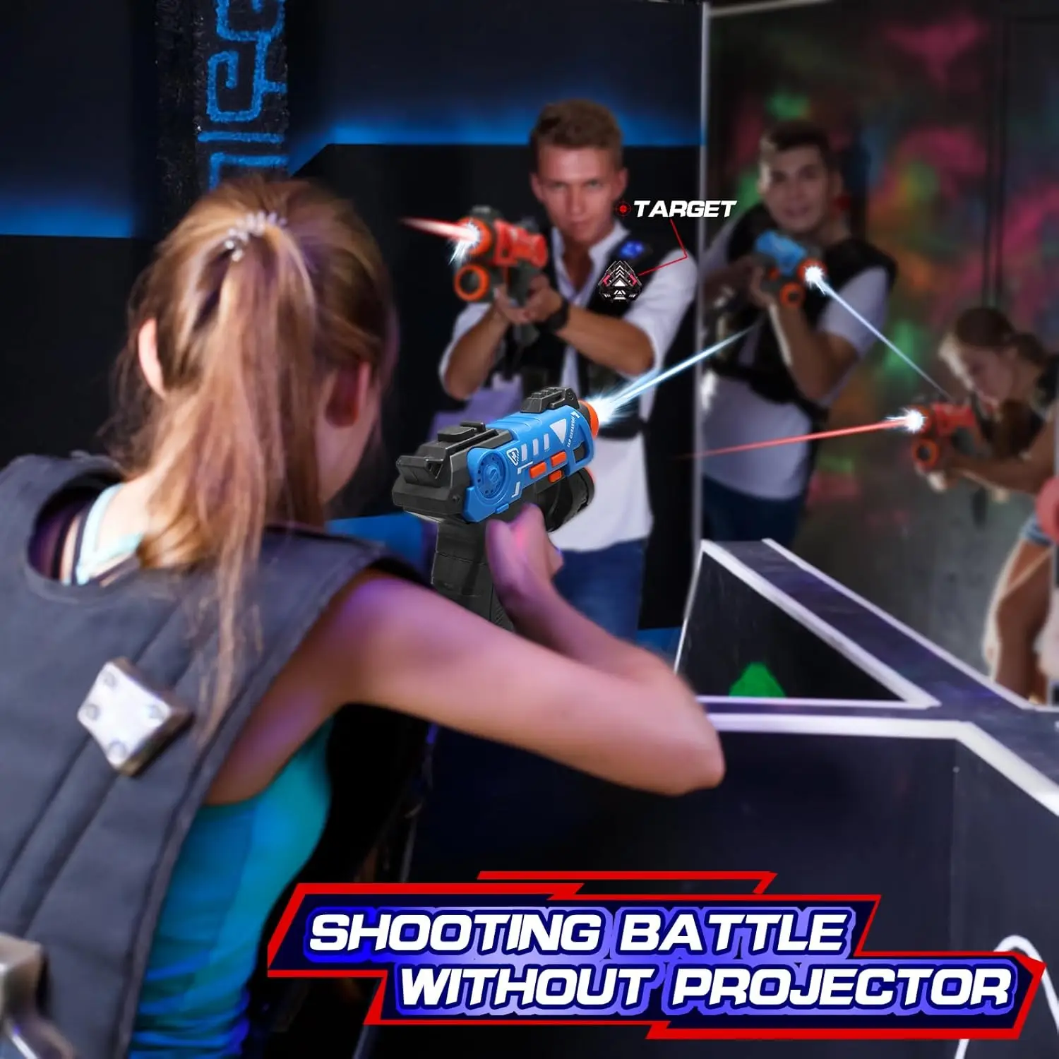 2-Spieler Laser-Tag-Blaster-Se – Laser Tag Set Kids Bewertung und Preis