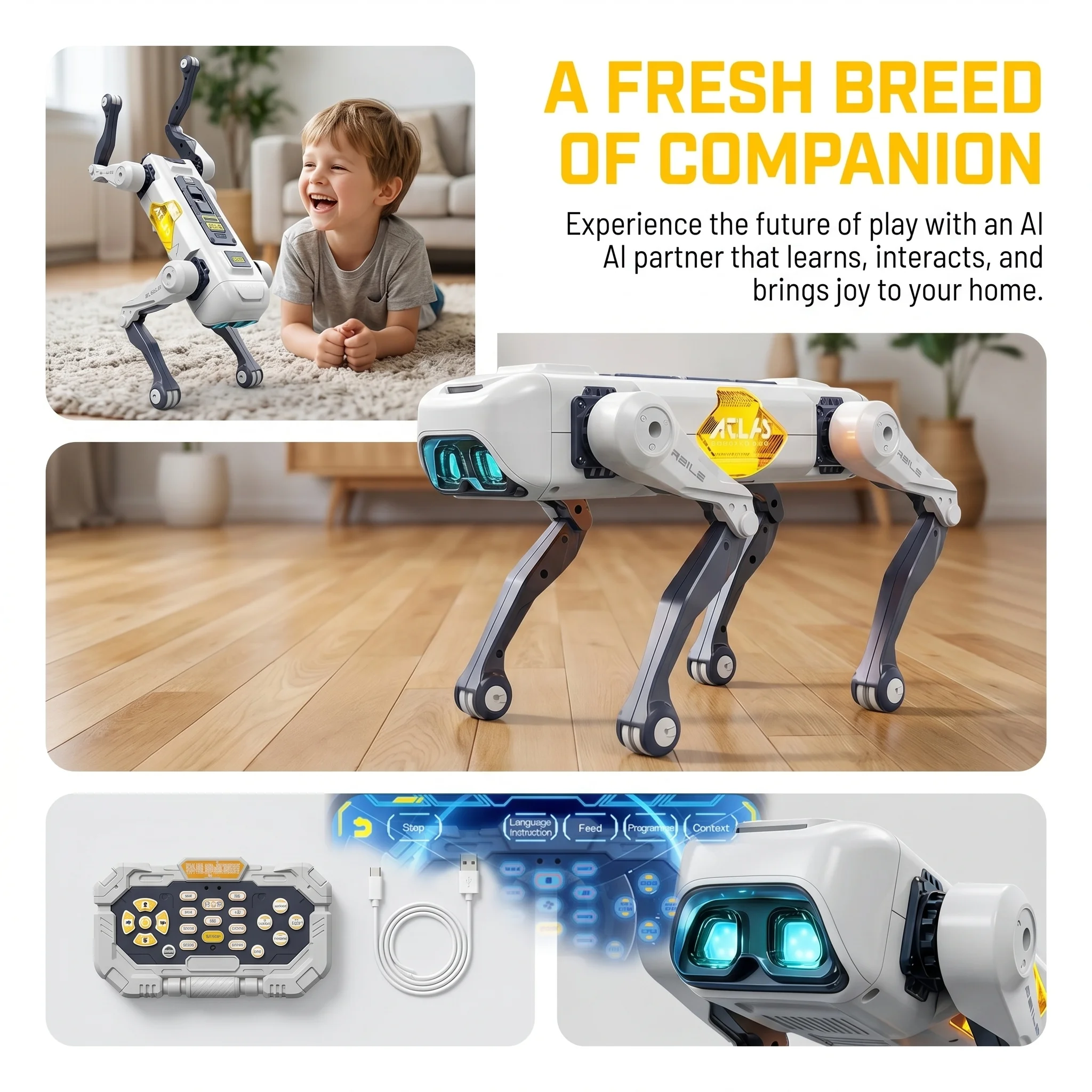 KI-Smart-Roboterhund, Sprach-  – Kids Toys Animal Bewertung und Preis