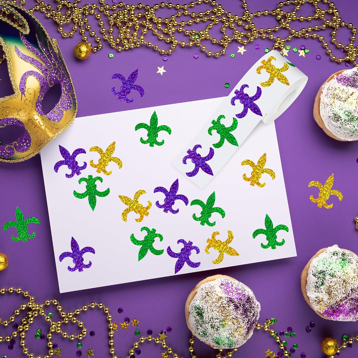 500 Stück Mardi Gras Aufkleber – Laser Tag Set Kids Bewertung und Preis
